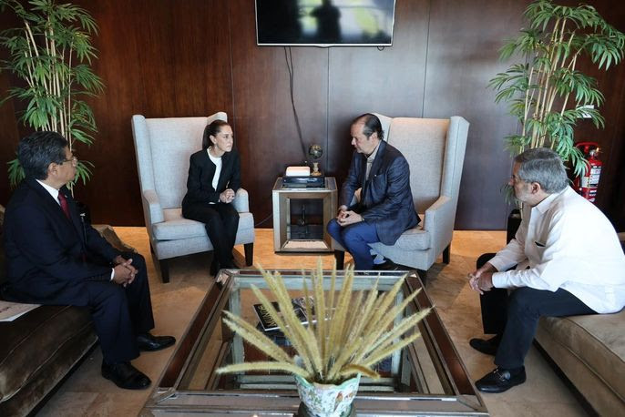 Presidenta-Claudia-Sheinbaum Presidenta Claudia Sheinbaum se reúne con canciller panameño rumbo al G20