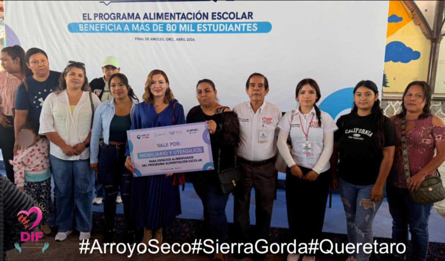 comedores-escolares-en-Arroyo-Seco-2 Equipan comedores escolares en Arroyo Seco: ¡Nutrición de primera!