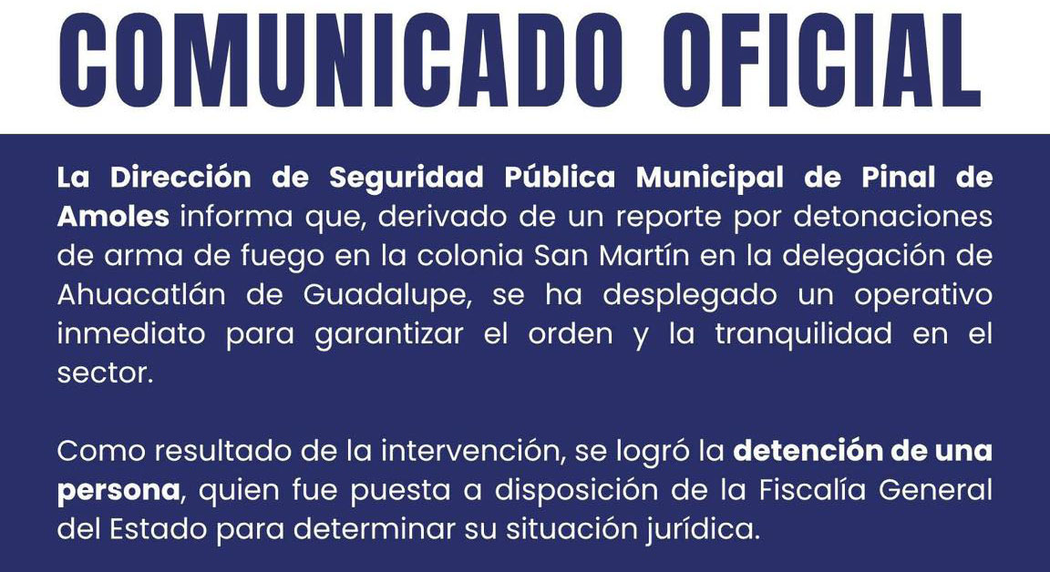 ss ¡Miedo en La San Martín! Detienen a sujeto tras disp@ros por conflicto familiar