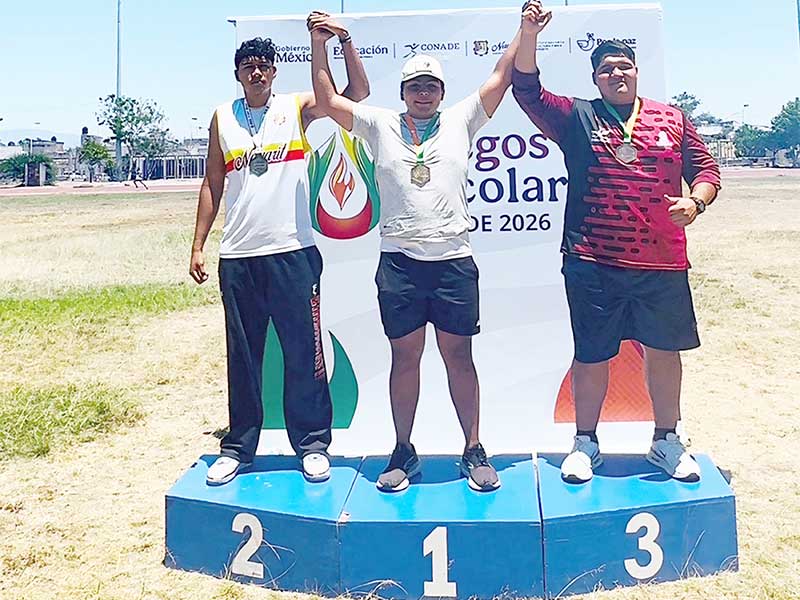 Estudiante-del-COBAQ-gana-medalla-de-oro Estudiante del COBAQ gana medalla de oro y rompe récord nacional en impulso de bala