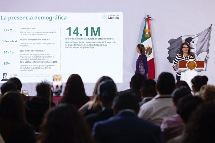 Mexicanas-aportan-2 Mexicanas aportan 1.1 billones de dólares a la economía de EE. UU.: Claudia Sheinbaum