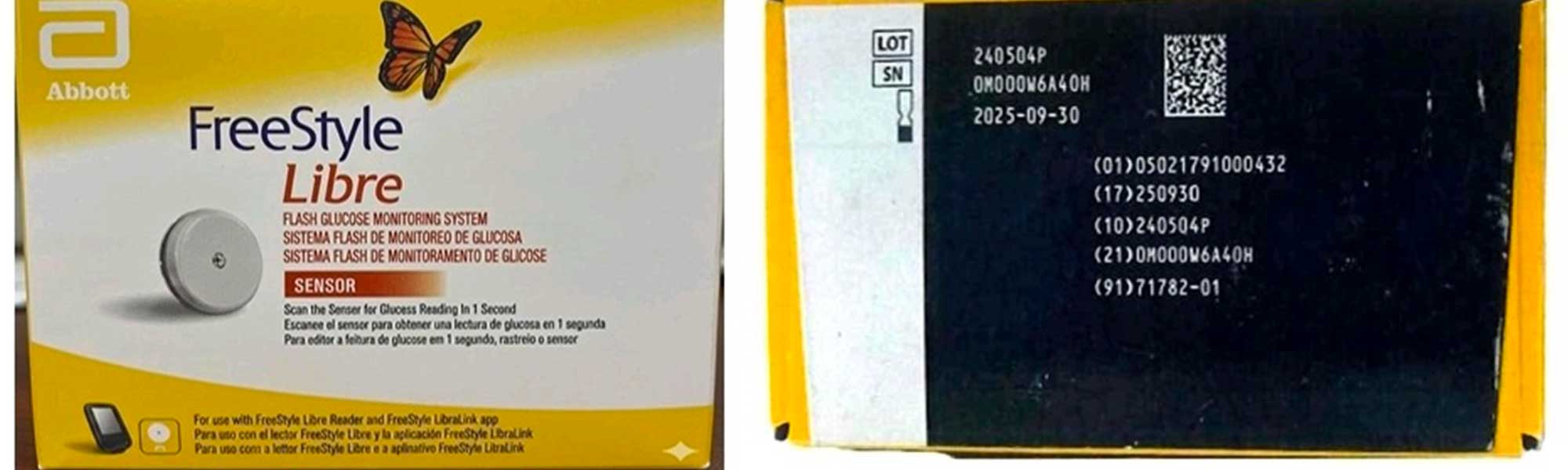 Alertan-por-falsificacion Alertan por falsificación del monitor de glucosa FreeStyle Libre