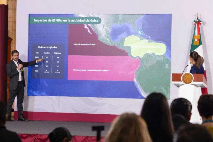 Anuncia-Claudia-Sheinbaum-alertamiento-2 Anuncia Claudia Sheinbaum alertamiento telefónico para fenómenos meteorológicos ante los efectos de El Niño
