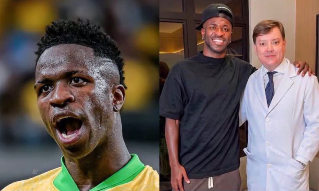 Vinicius-mejora-su-apariencia Vinícius Jr quiere mejorar su apariencia y se hace armonización de mentón en Goiânia
