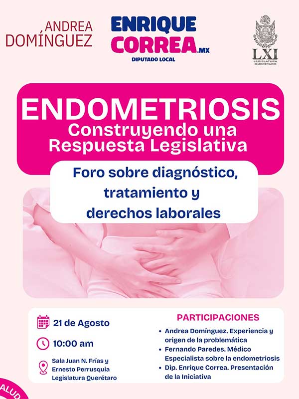 Convoca-diputado-Enrique-2 Convoca diputado Enrique Correa al foro Endometriosis Construyendo una Respuesta Legislativa