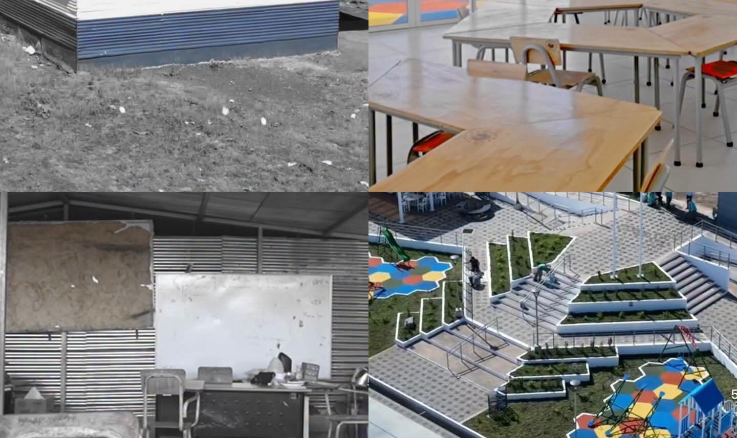 Edcuelas-en-El-Salvador El antes y el después de las escuelas en El Salvador