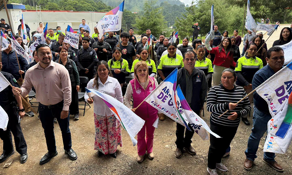 Arranca-Lupita-Ramirez-Plaza-2 Arranca Lupita Ramírez Plaza la construcción de la Casa de Justicia en Pinal de Amoles con inversión superior a los 6 millones de pesos